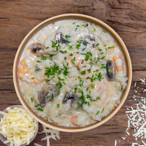 Risotto mar y tierra