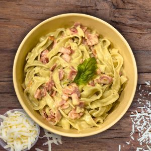 Fetuccini a la Carbonara