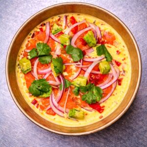 Tiradito de salmón