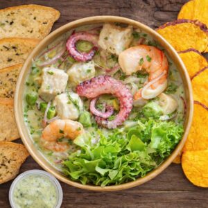 Ceviche de Pulpo - Camarón - Reineta